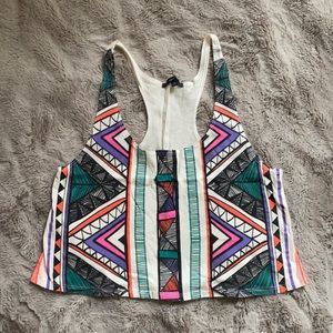 UO Truly Madly Tribal Print Crop Top